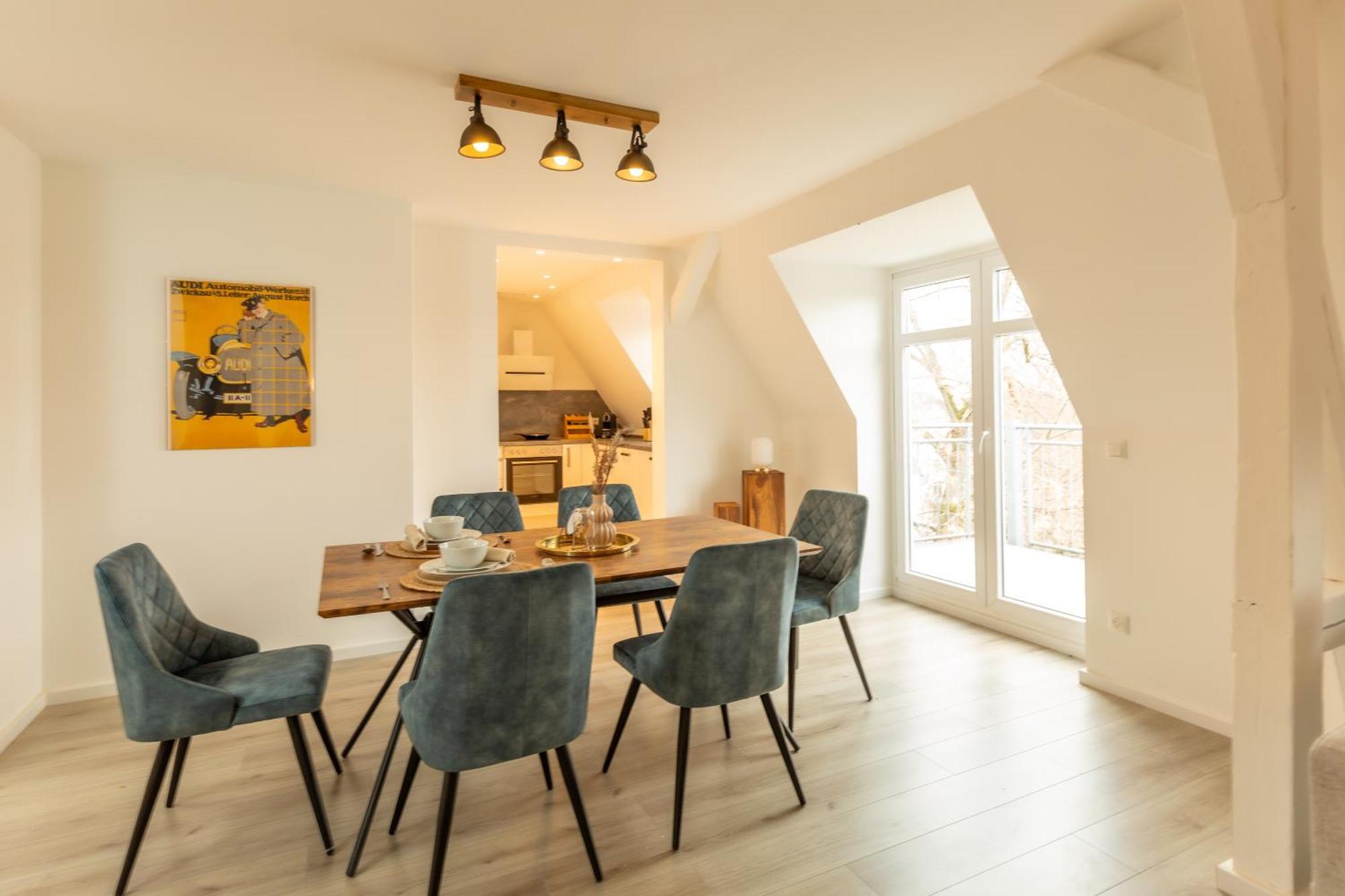 Soulscape Apartments Zwickau Kompakter Loft-Wohnraum Mit Lift Direkt In Die Wohnung, Modern, Zentrumsnah, Gratis Wifi المظهر الخارجي الصورة